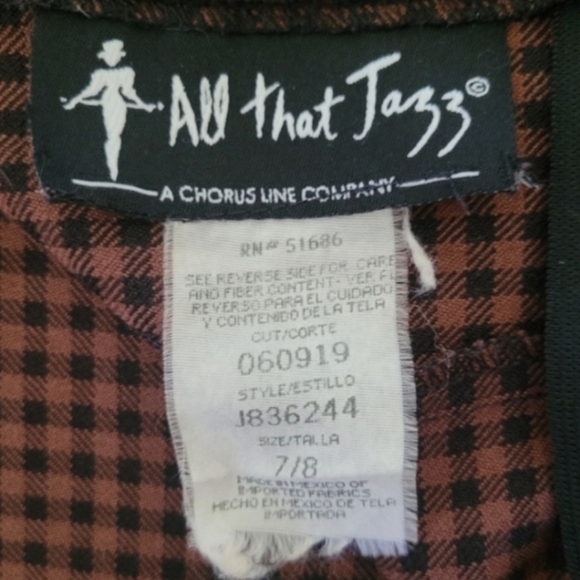 All that Jazz VINTAGE 80's/90's Checkered Print Grunge Mini Skirt, Size 7/8 - Picture 3 of 7